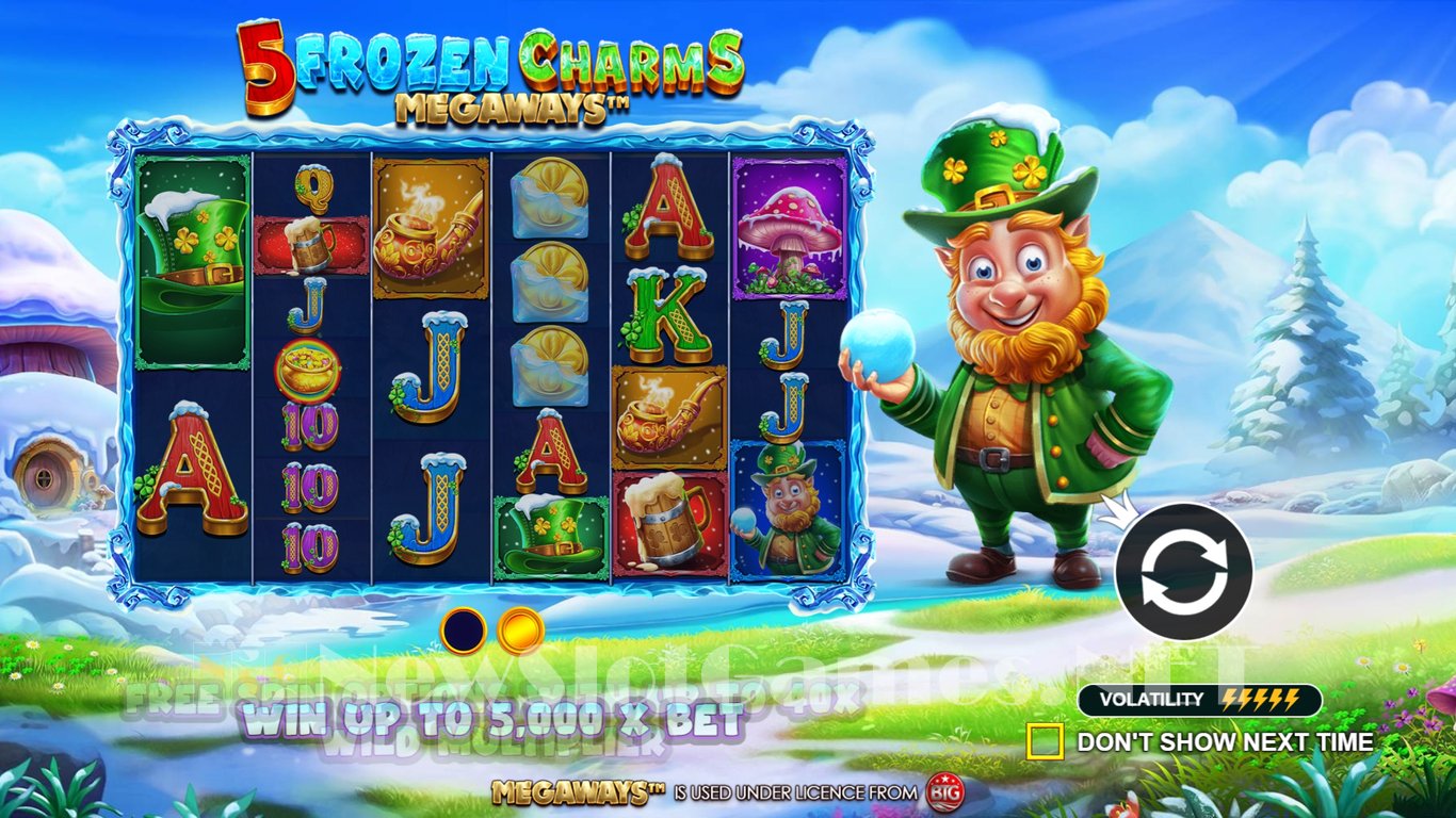 5 Frozen Charms Megaways Slot Demo Image