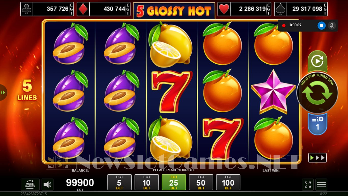 5 Glossy Hot Slot Slot Image in Demo - pic. 2
