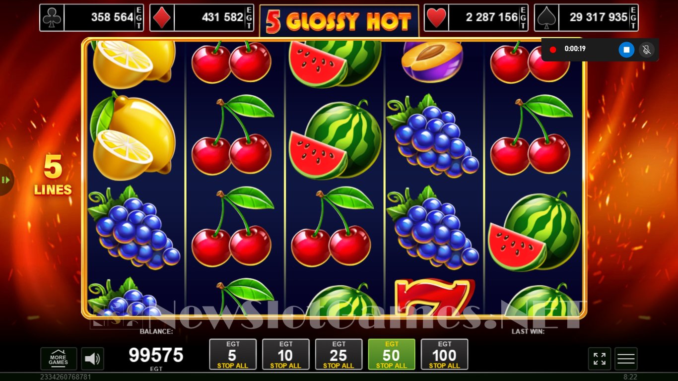 5 Glossy Hot Slot Slot Image in Demo - pic. 3