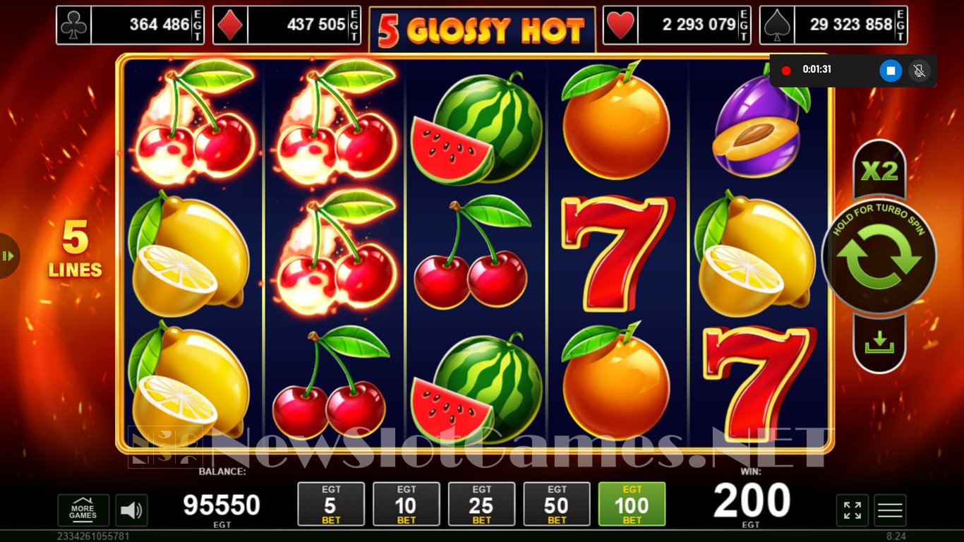 5 Glossy Hot Slot Slot Image in Demo - pic. 7