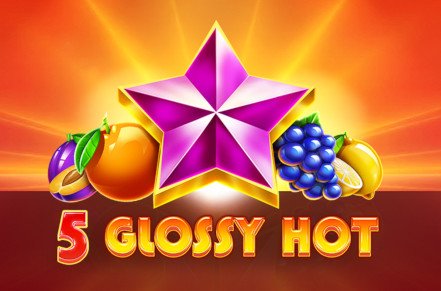 5 Glossy Hot Slot Logo