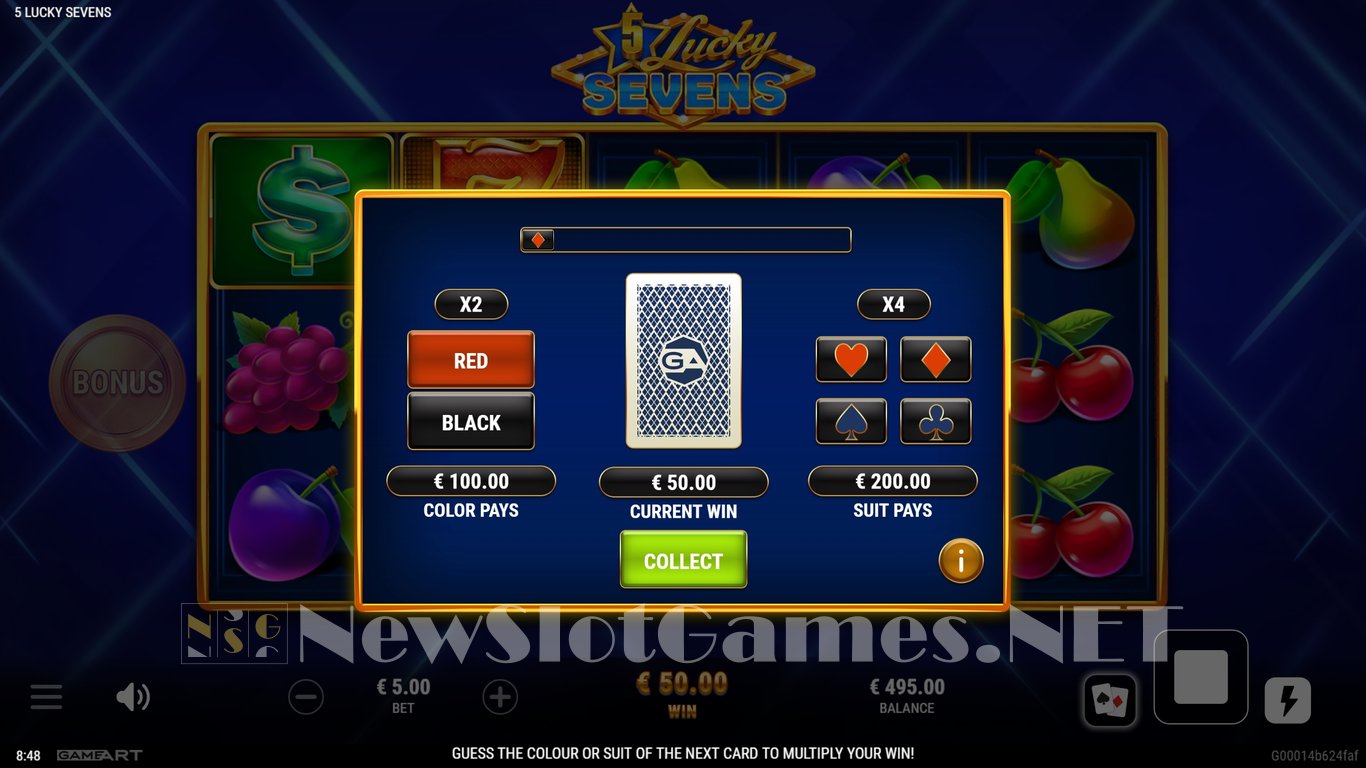 5 Lucky Sevens Slot Slot Image in Demo - pic. 5