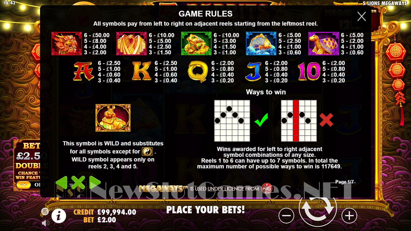 5 Rabbits Megaways Slot Slot Image in Demo - pic. 4