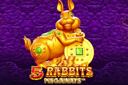 5 Rabbits Megaways Slot Logo