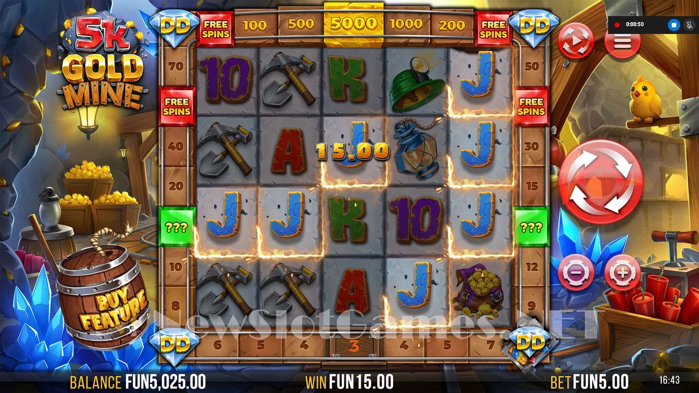 5k Gold Mine Dream Drop Slot Slot Image in Demo - pic. 5
