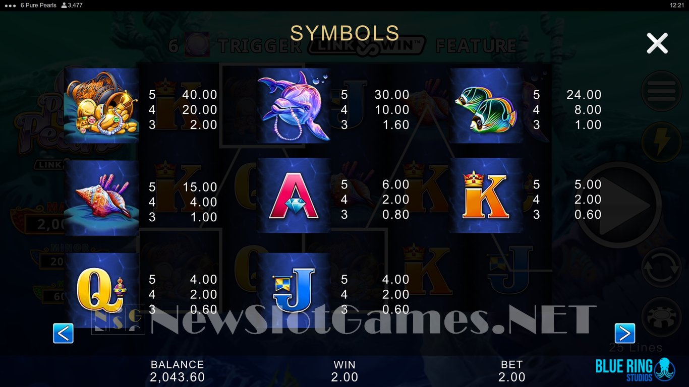 6 Pure Pearls Slot Slot Image in Demo - pic. 9