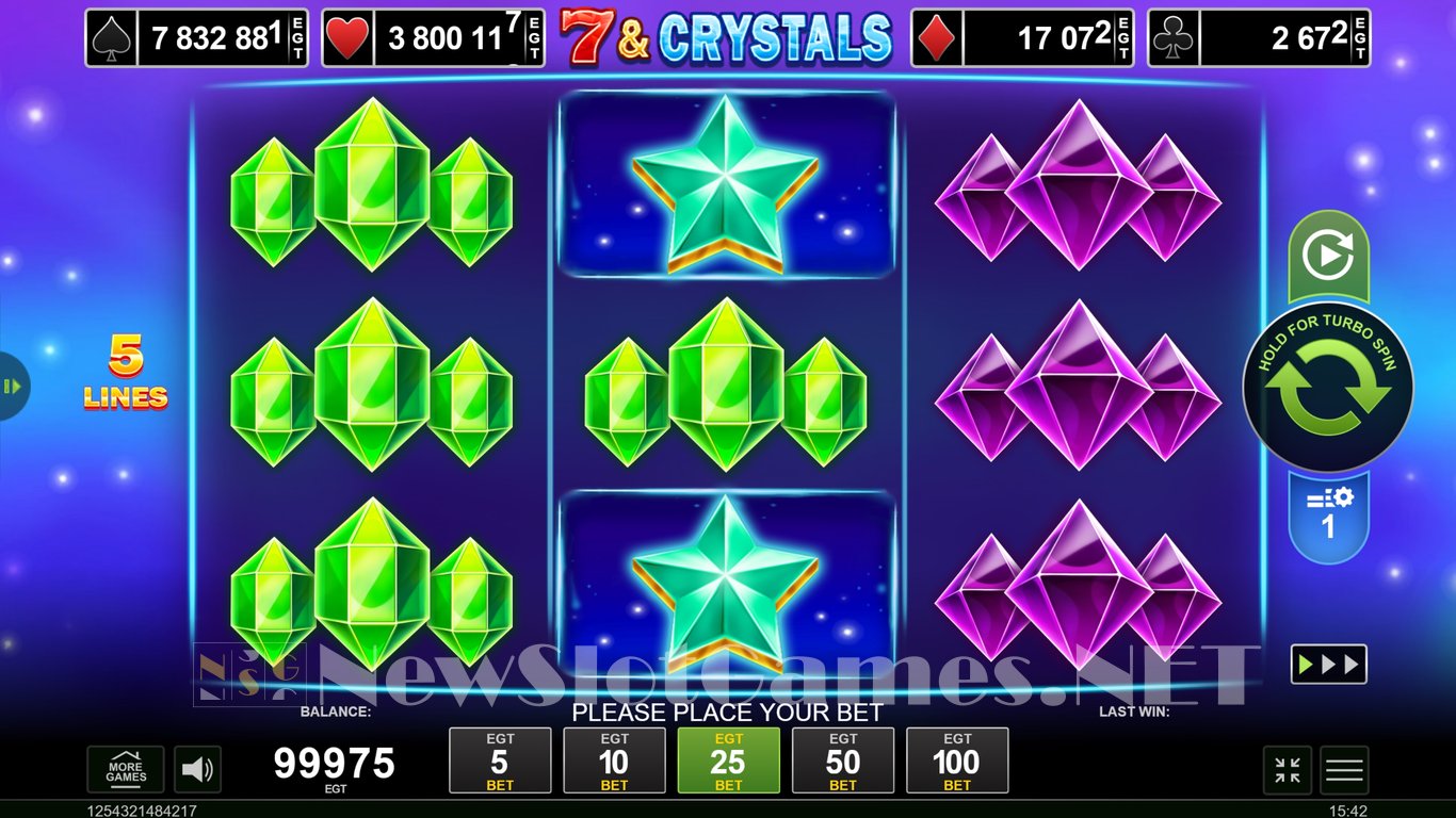 7 & Crystals Slot Demo Image