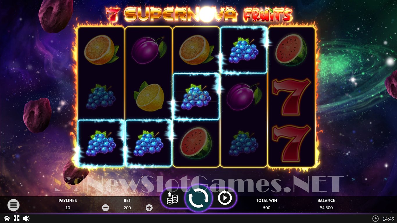 7 Supernova Fruits Slot Slot Image in Demo - pic. 5