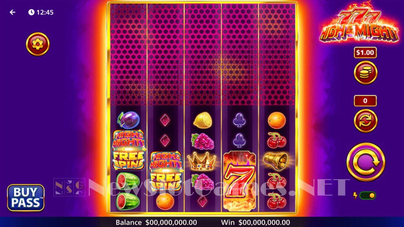 777 High & Mighty: Wonder 500 Slot Demo Image
