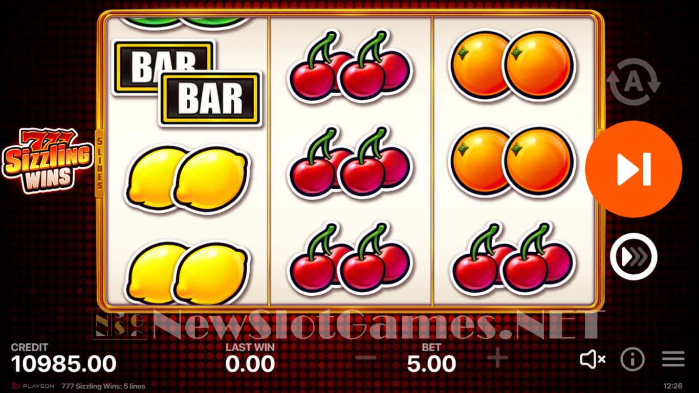777 Sizzling Wins 5 lines Slot Slot Image in Demo - pic. 2