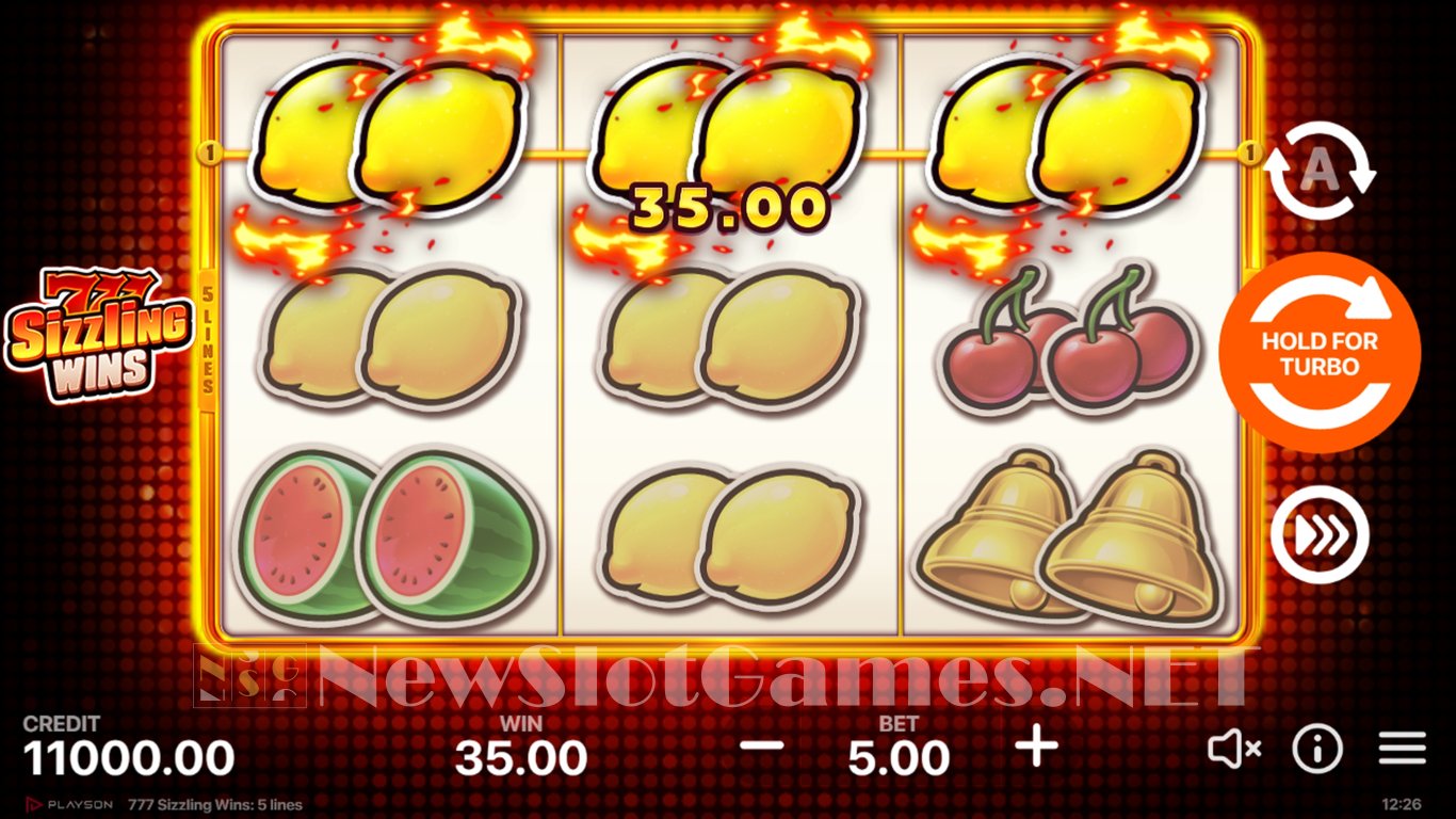 777 Sizzling Wins 5 lines Slot Slot Image in Demo - pic. 4