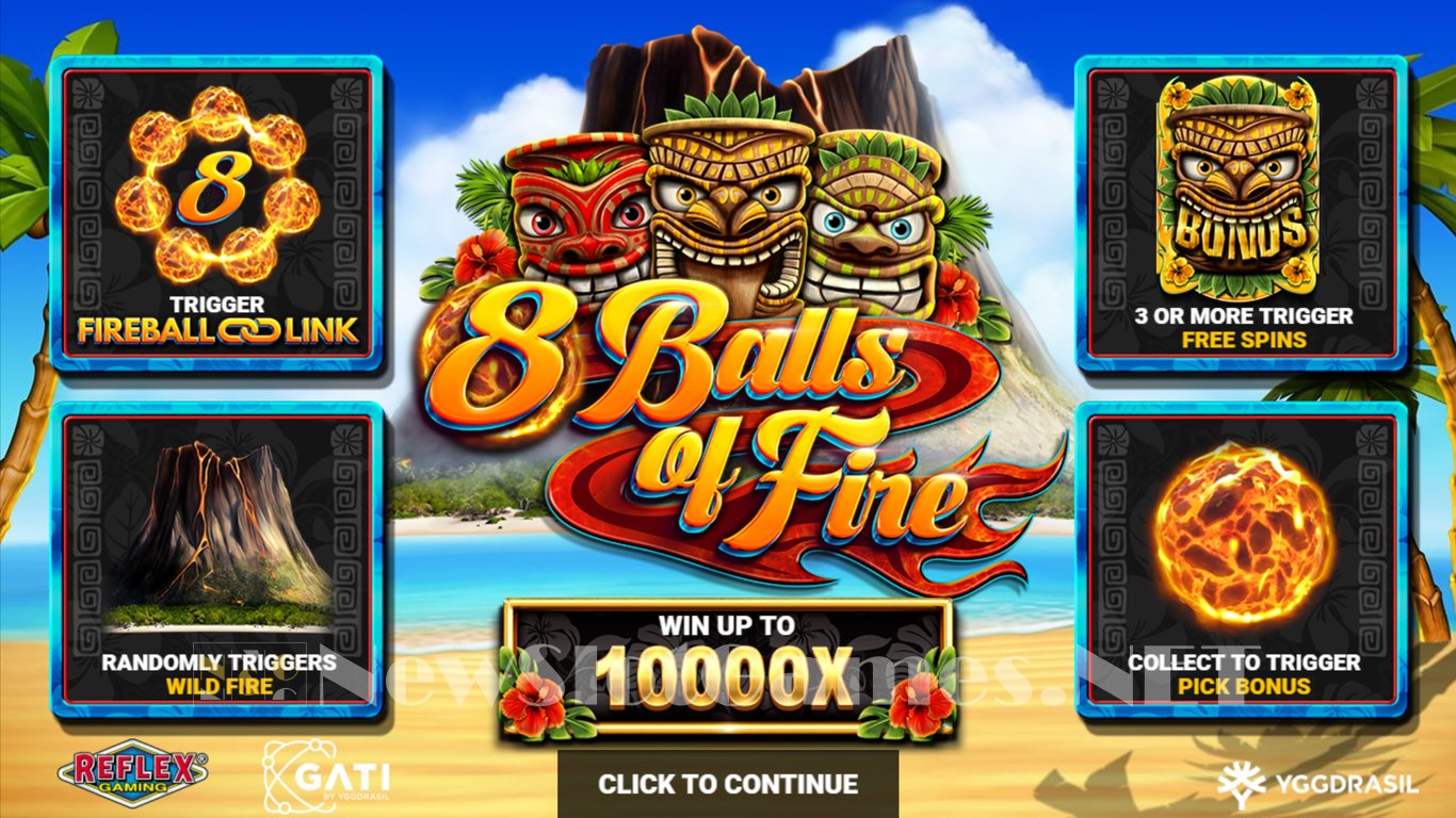 8 Balls of Fire Slot Demo Image