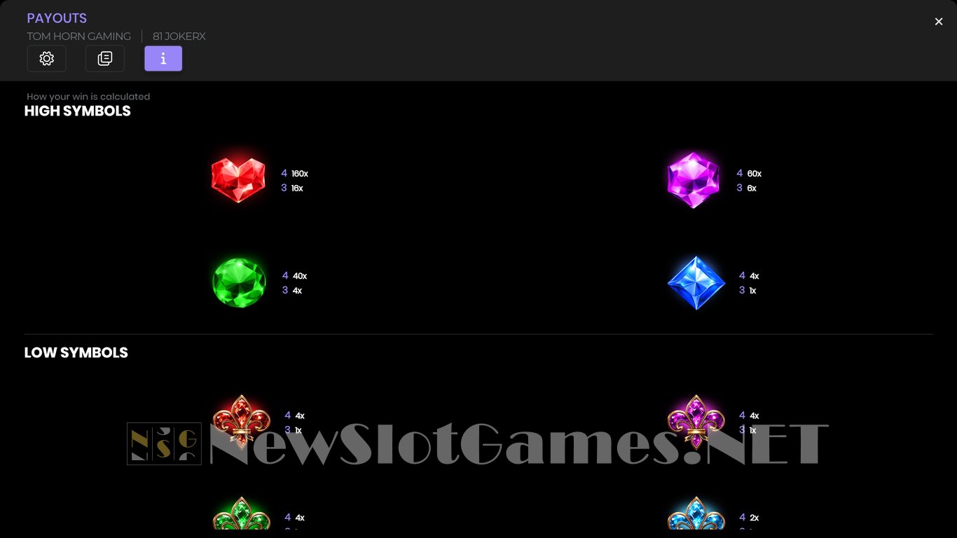 81 JokerX Slot Slot Image in Demo - pic. 7