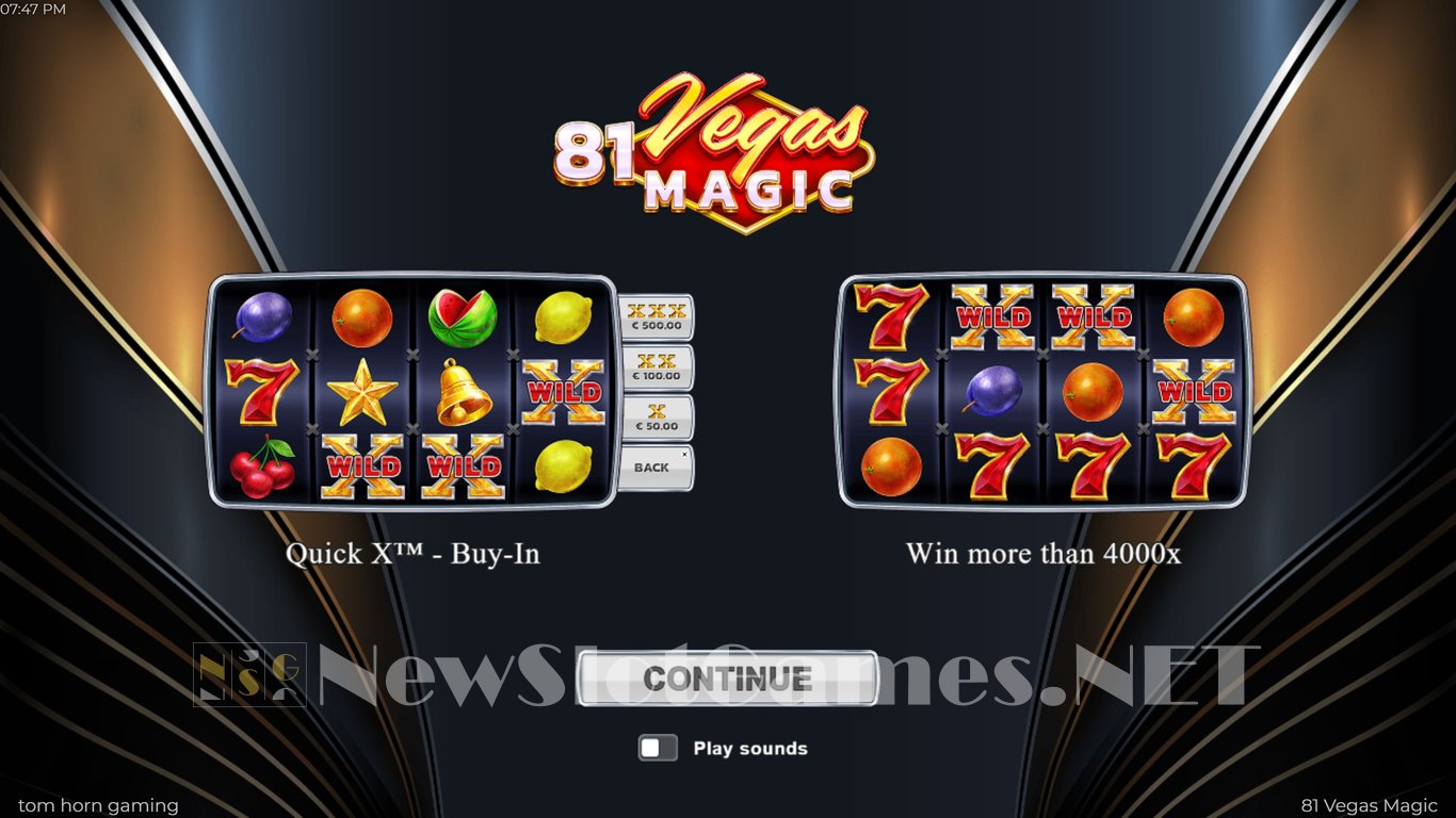 81 Vegas Magic Slot Demo Image