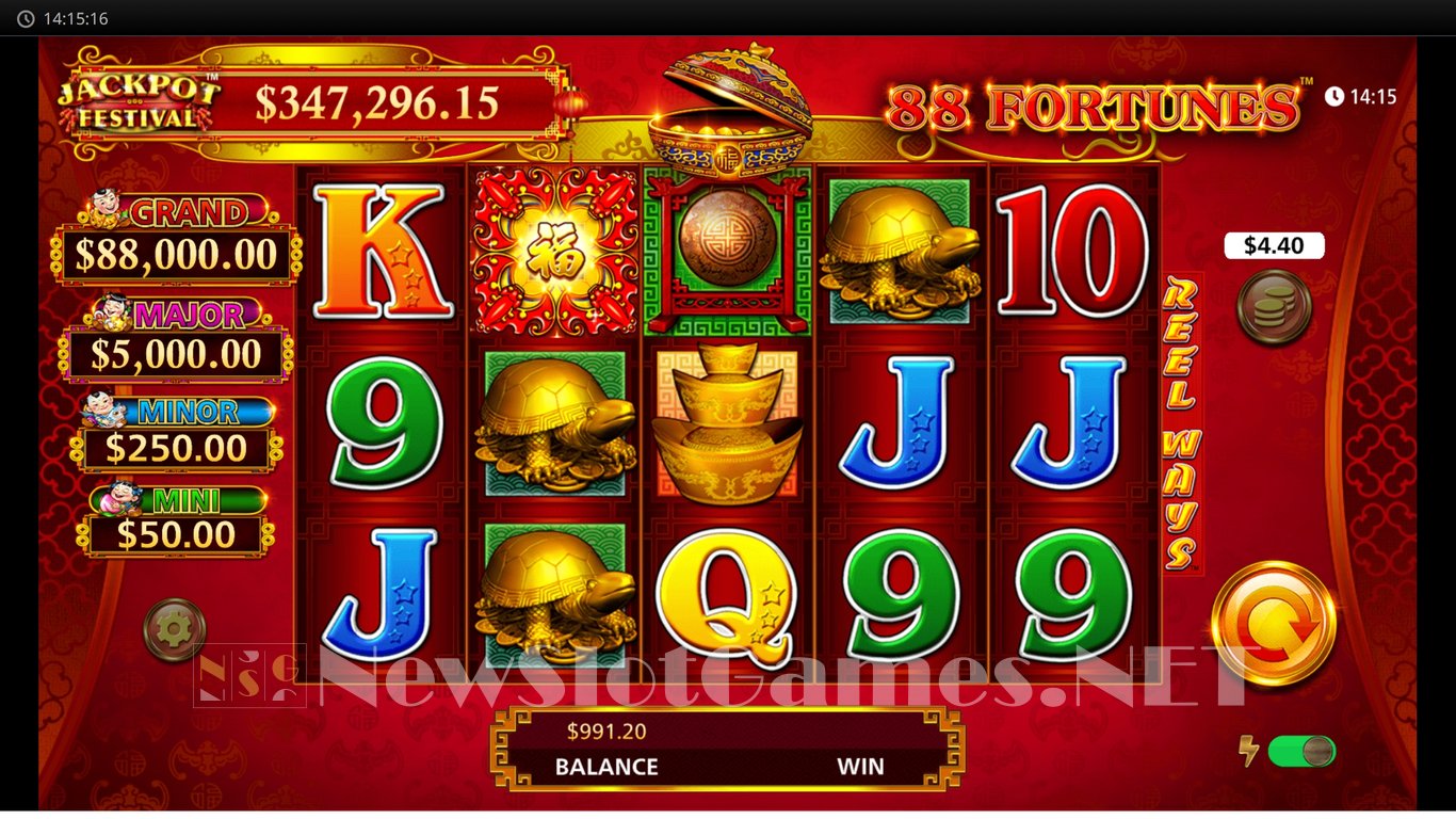 88 Fortunes Jackpot Festival Slot Slot Image in Demo - pic. 3