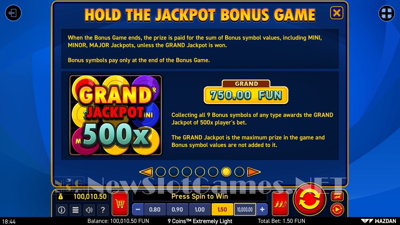 9 Coins™ Extremely Light Slot Slot Image in Demo - pic. 10