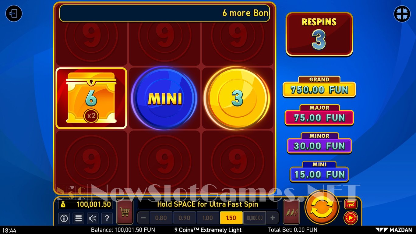 9 Coins™ Extremely Light Slot Slot Image in Demo - pic. 11