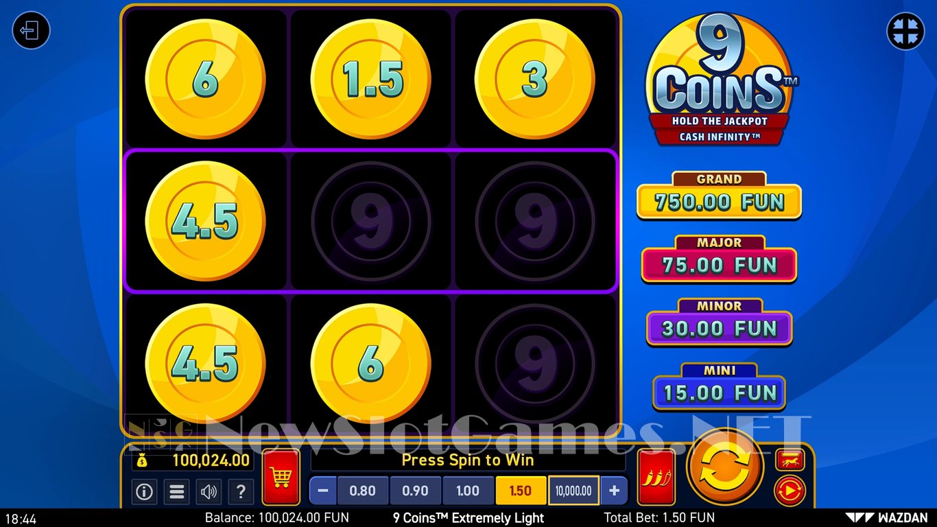 9 Coins™ Extremely Light Slot Slot Image in Demo - pic. 12
