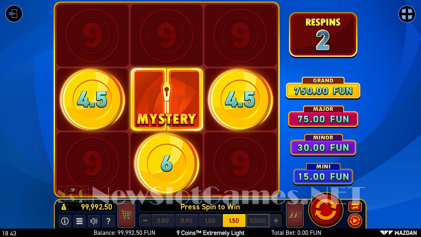 9 Coins™ Extremely Light Slot Slot Image in Demo - pic. 5