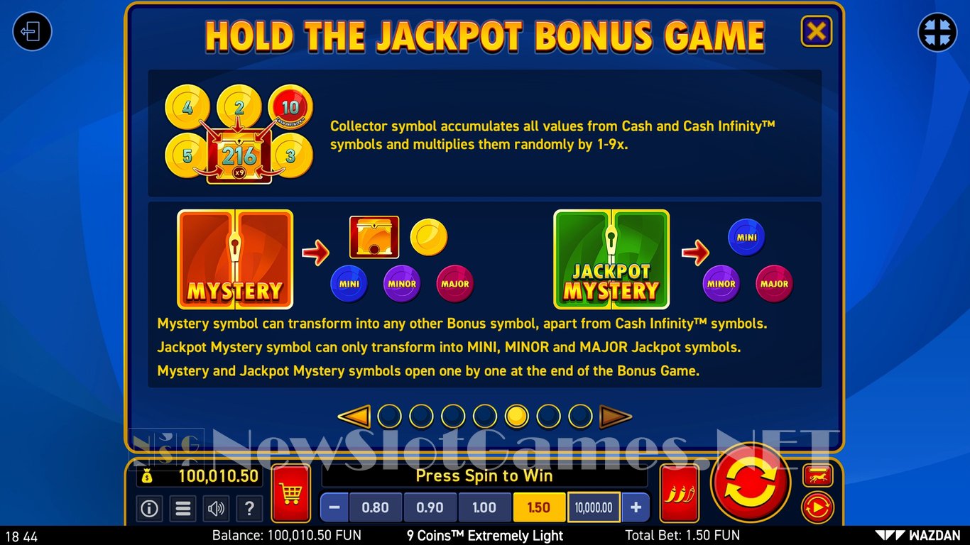 9 Coins™ Extremely Light Slot Slot Image in Demo - pic. 9