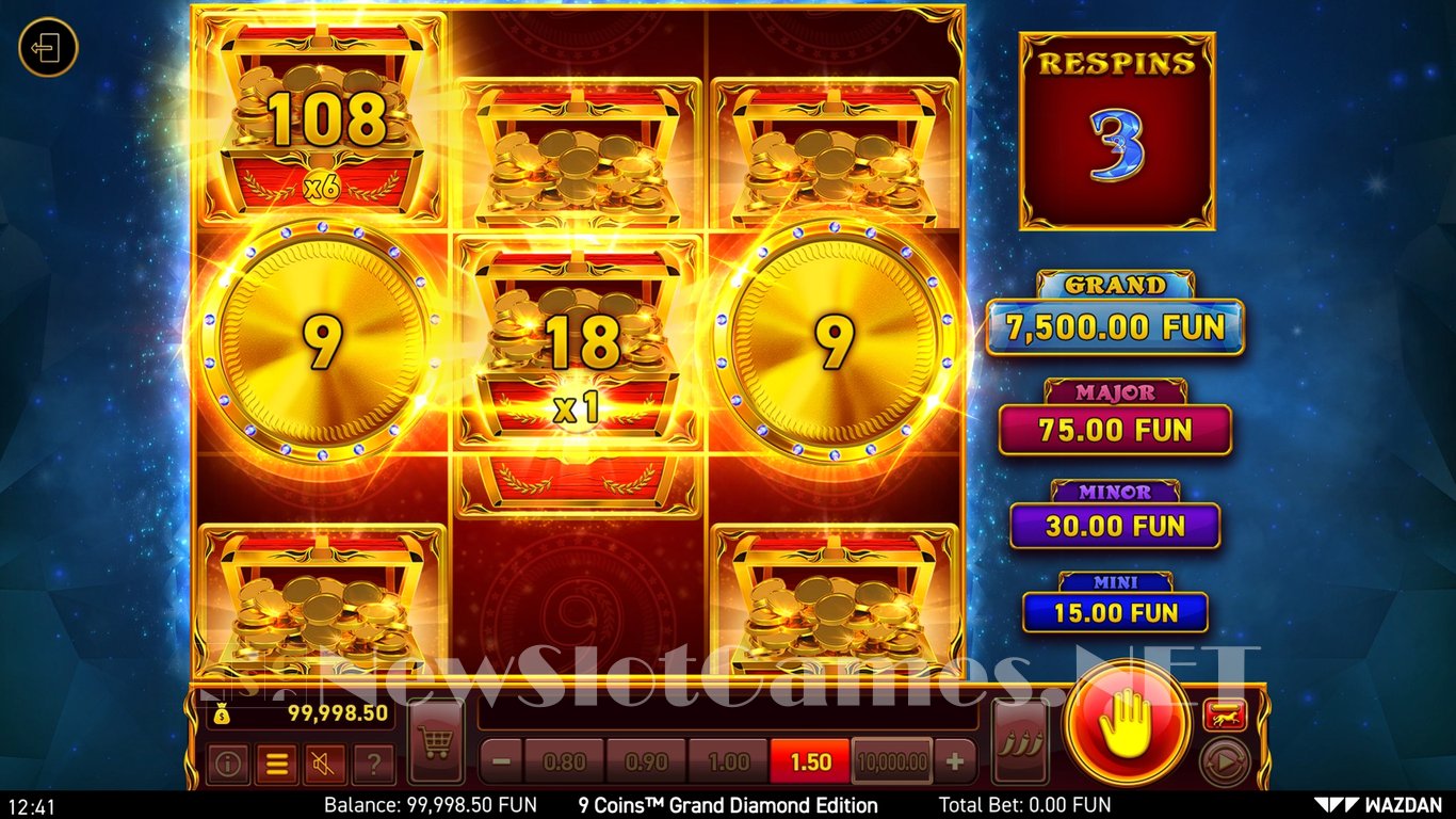 9 Coins Grand Diamond Edition Slot Slot Image in Demo - pic. 3