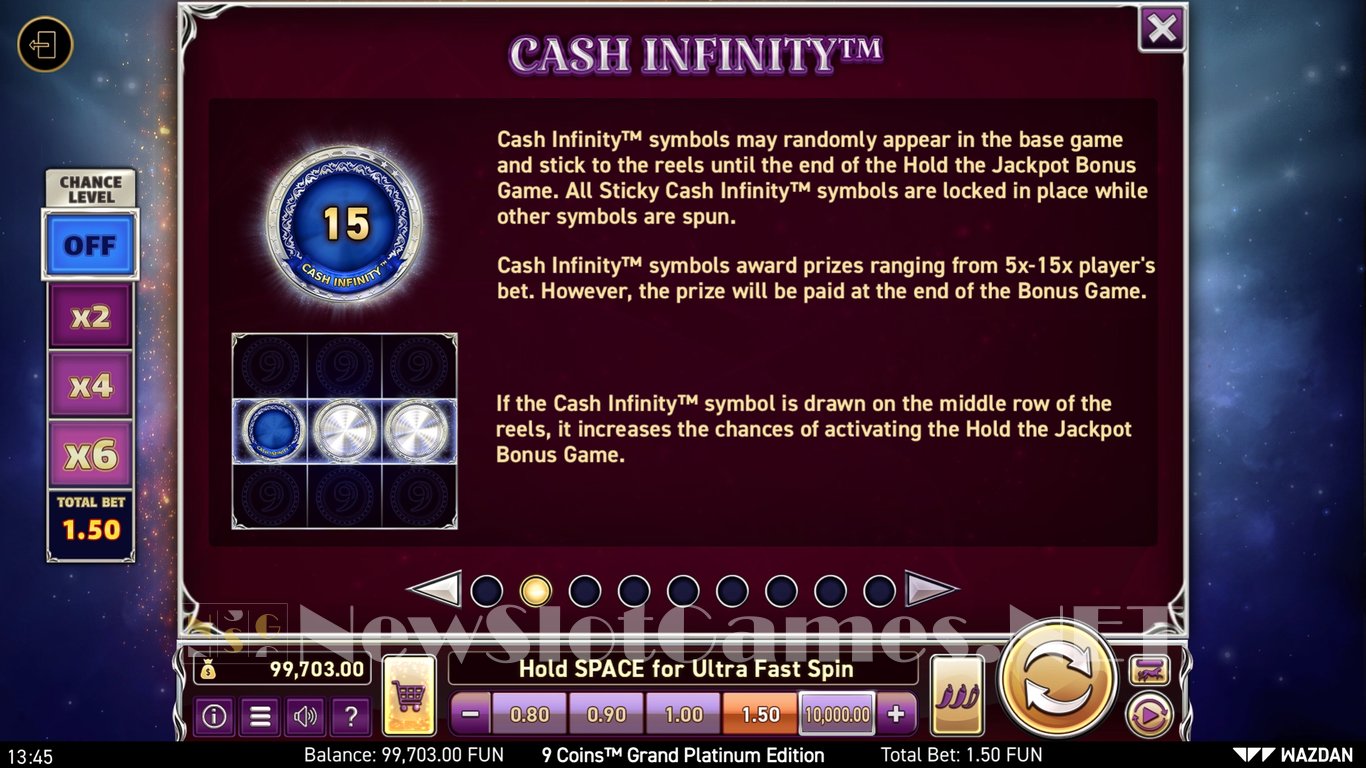 9 Coins™ Grand Platinum Edition Slot Slot Image in Demo - pic. 13