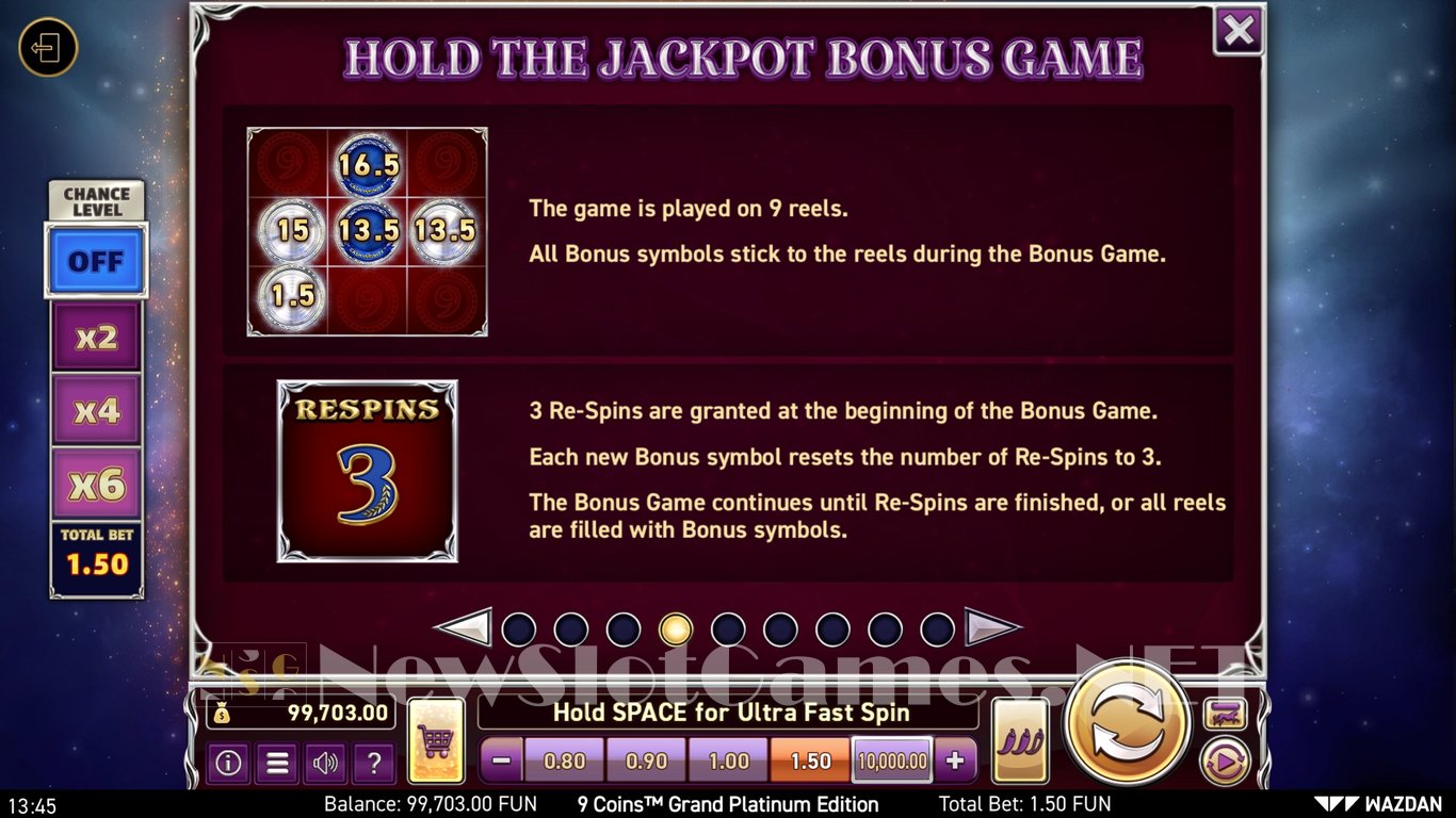 9 Coins™ Grand Platinum Edition Slot Slot Image in Demo - pic. 15