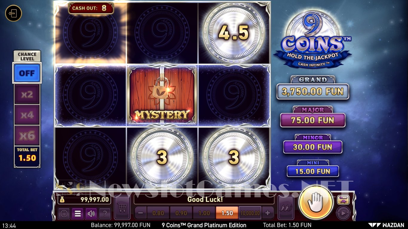 9 Coins™ Grand Platinum Edition Slot Slot Image in Demo - pic. 2