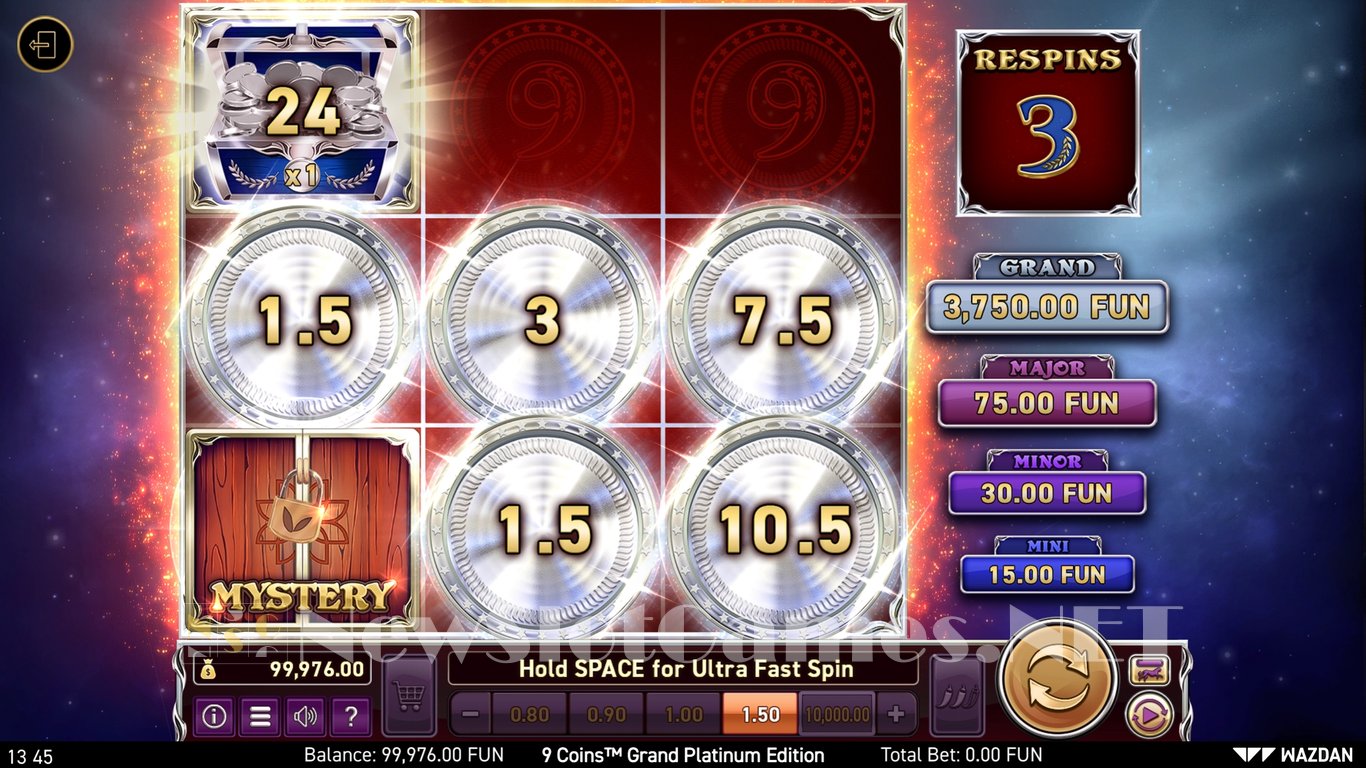 9 Coins™ Grand Platinum Edition Slot Slot Image in Demo - pic. 7