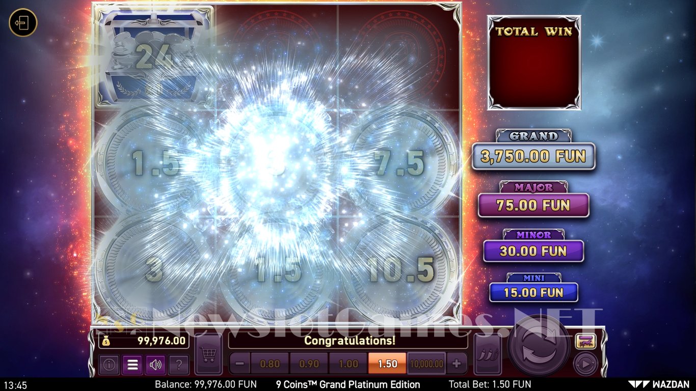 9 Coins™ Grand Platinum Edition Slot Slot Image in Demo - pic. 8