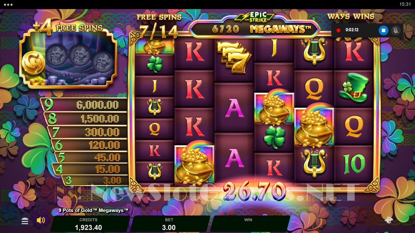 9 Pots of Gold Megaways Slot Slot Image in Demo - pic. 10