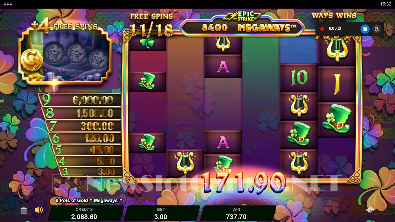 9 Pots of Gold Megaways Slot Slot Image in Demo - pic. 13