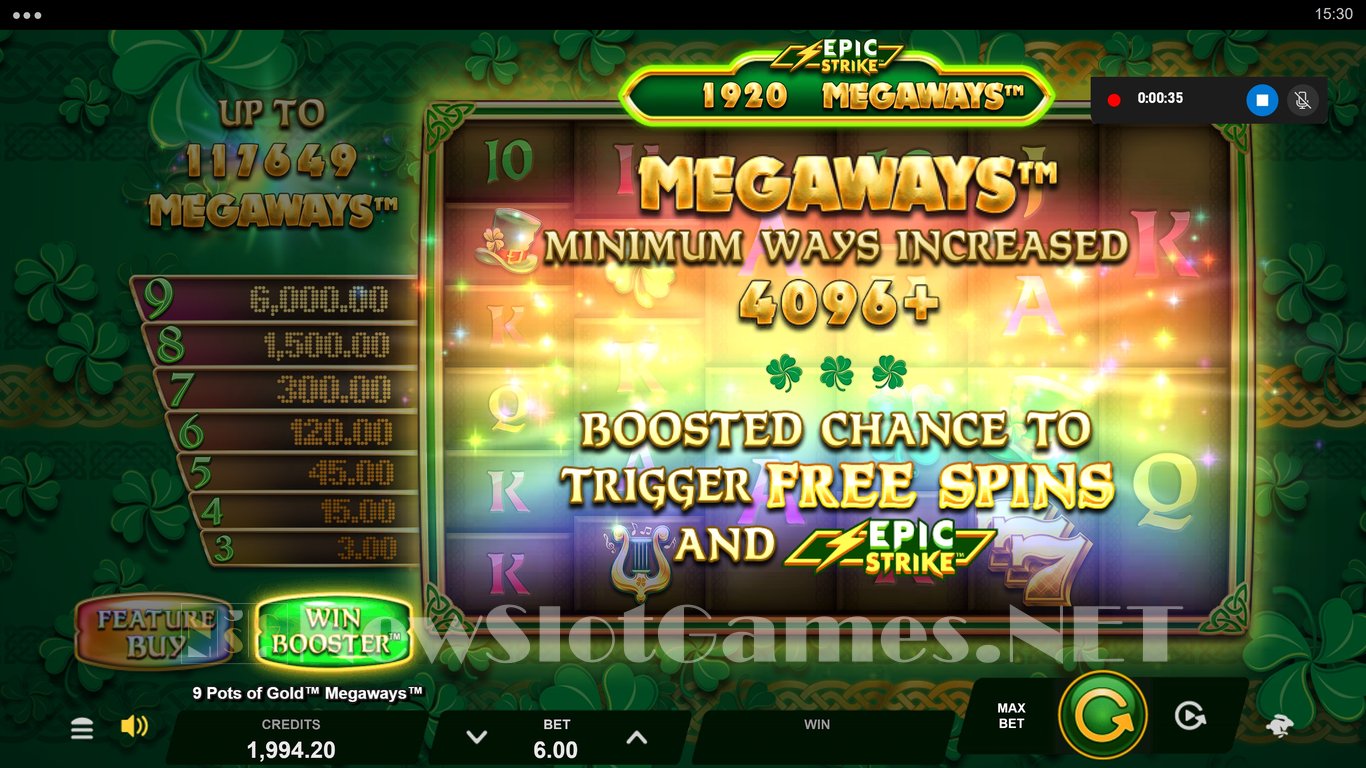 9 Pots of Gold Megaways Slot Slot Image in Demo - pic. 4