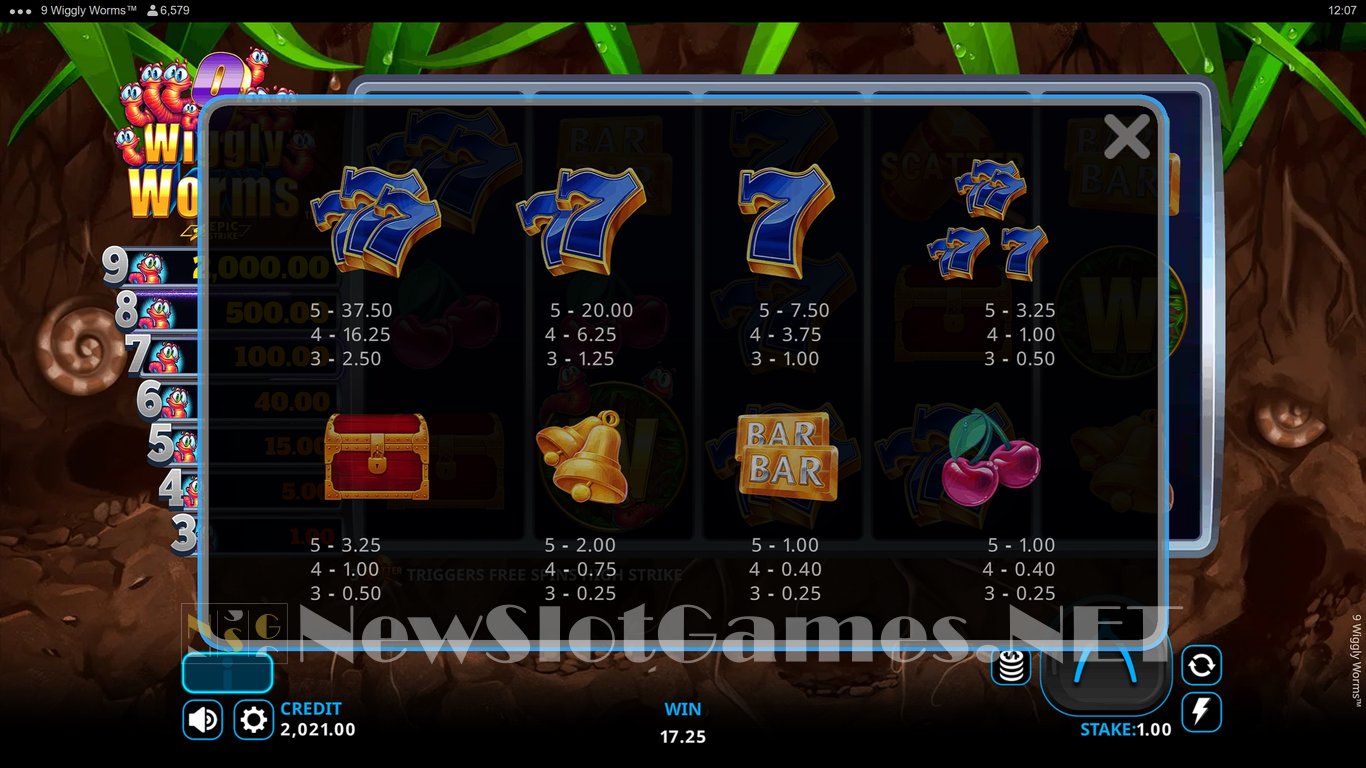 9 Wiggly Worms Slot Slot Image in Demo - pic. 9