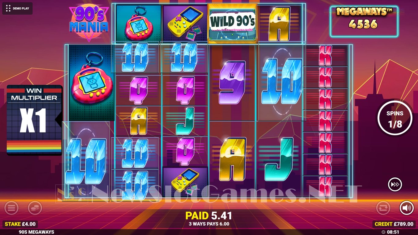 90s Mania Megaways Slot Slot Image in Demo - pic. 10