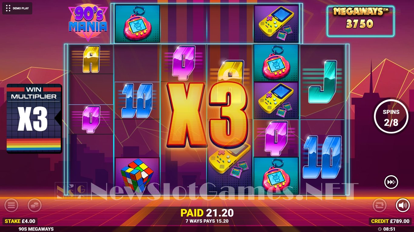 90s Mania Megaways Slot Slot Image in Demo - pic. 11