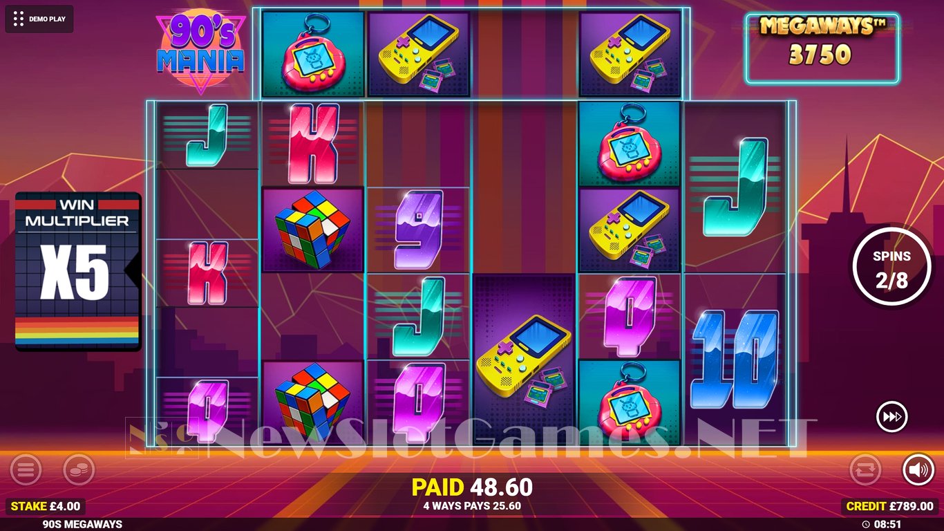 90s Mania Megaways Slot Slot Image in Demo - pic. 12