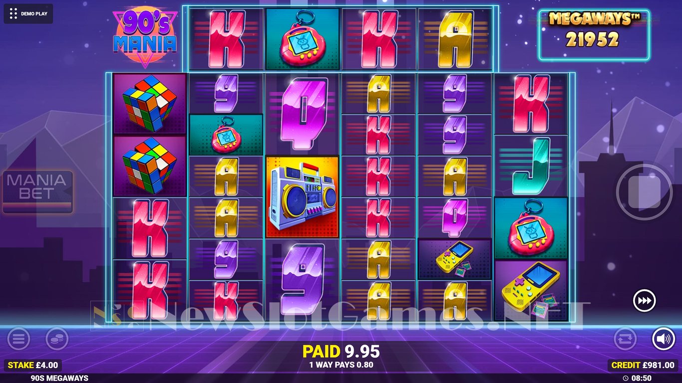 90s Mania Megaways Slot Slot Image in Demo - pic. 4