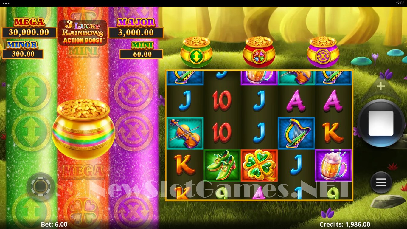 3 Lucky Rainbows Action Boost Slot Slot Image in Demo - pic. 3