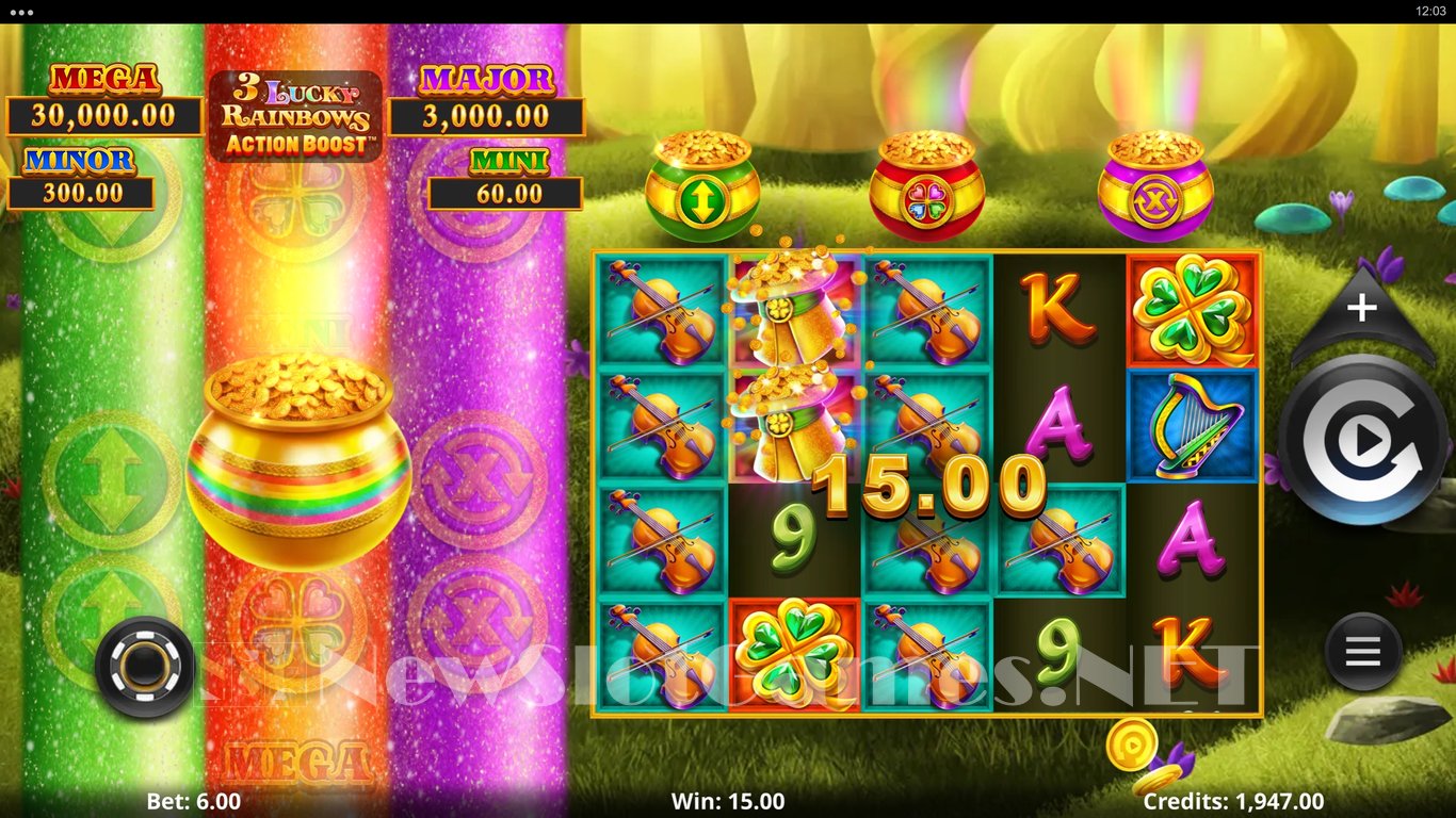 3 Lucky Rainbows Action Boost Slot Slot Image in Demo - pic. 5
