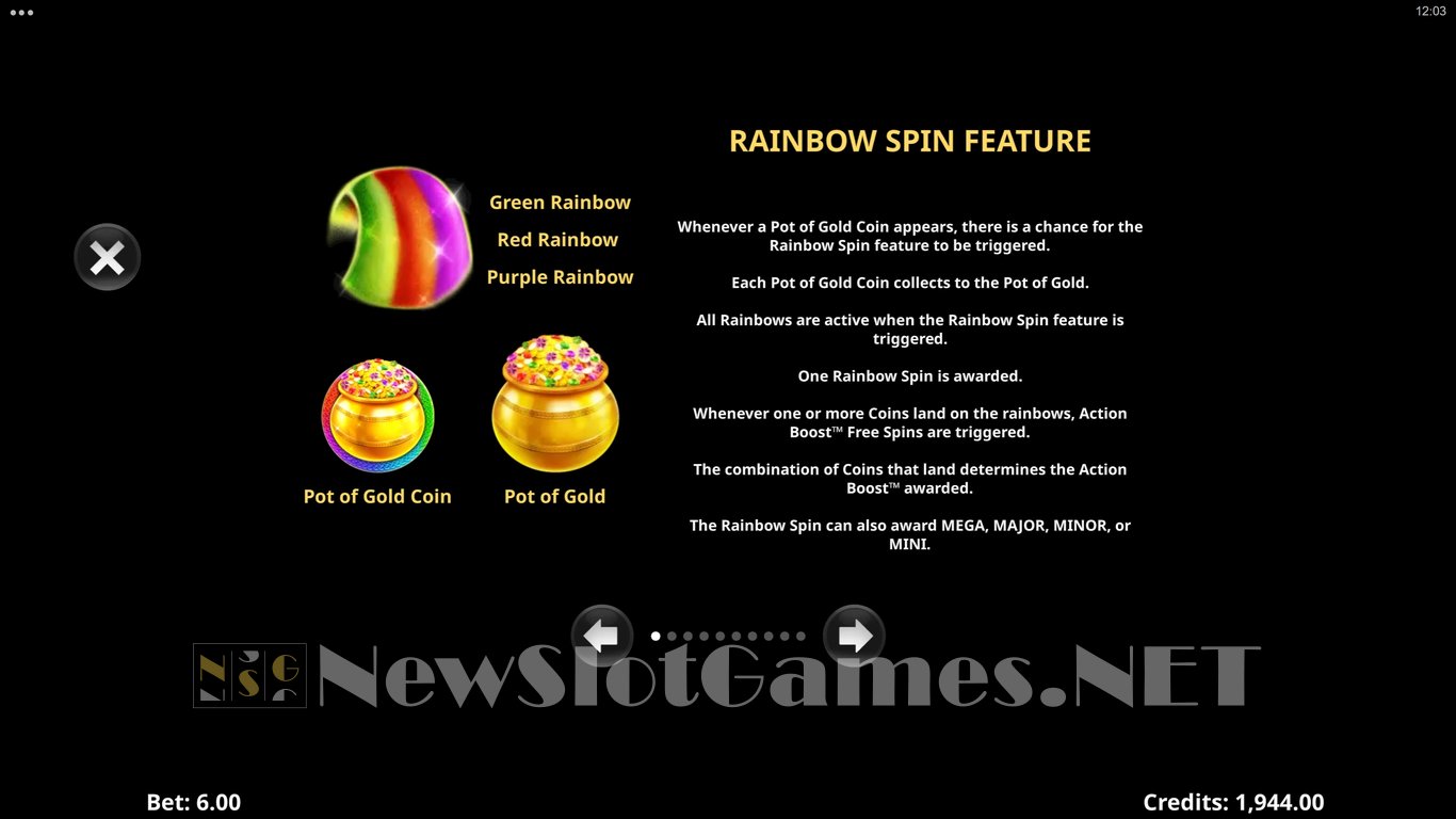 3 Lucky Rainbows Action Boost Slot Slot Image in Demo - pic. 7