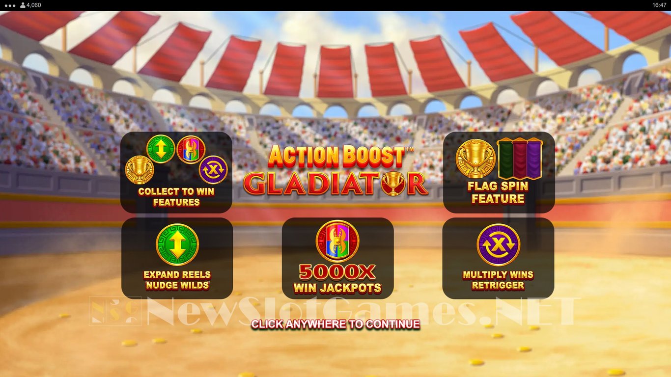 Action Boost Gladiator Slot Demo Image