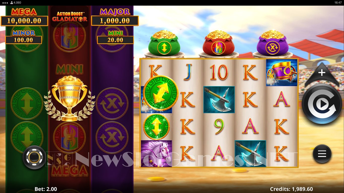 Action Boost Gladiator Slot Slot Image in Demo - pic. 2