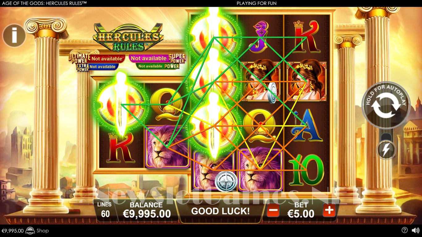 Age of the Gods Hercules Rules Slot Slot Image in Demo - pic. 2
