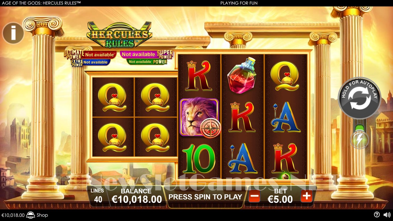 Age of the Gods Hercules Rules Slot Slot Image in Demo - pic. 3