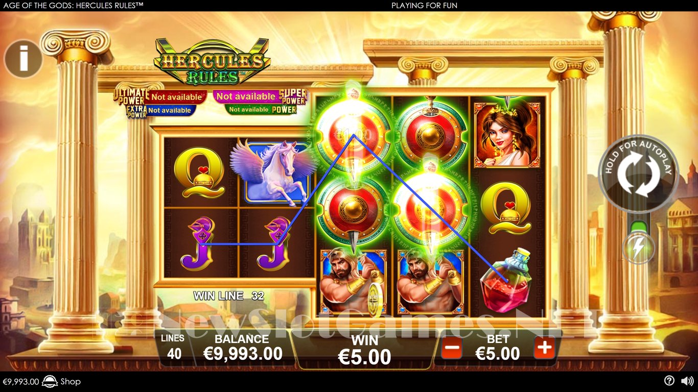 Age of the Gods Hercules Rules Slot Slot Image in Demo - pic. 4