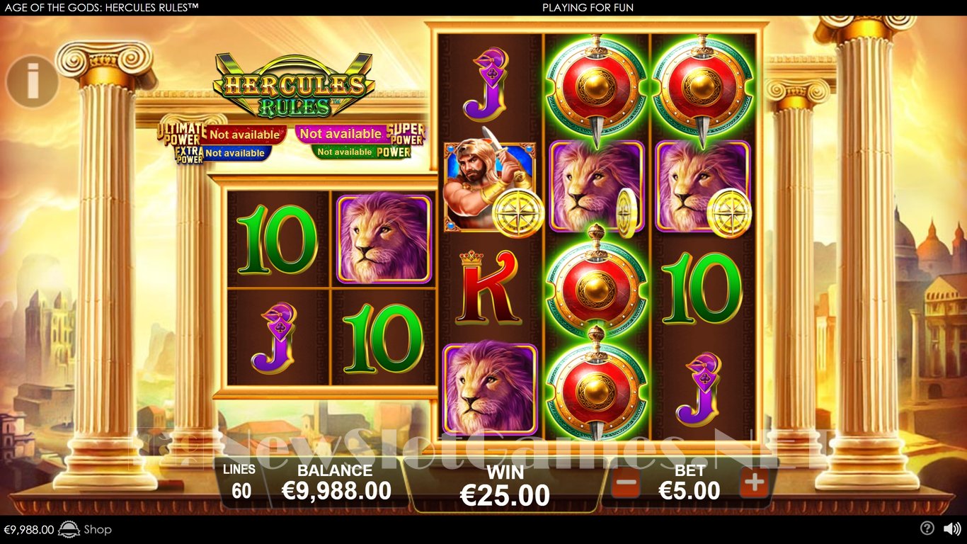 Age of the Gods Hercules Rules Slot Slot Image in Demo - pic. 5