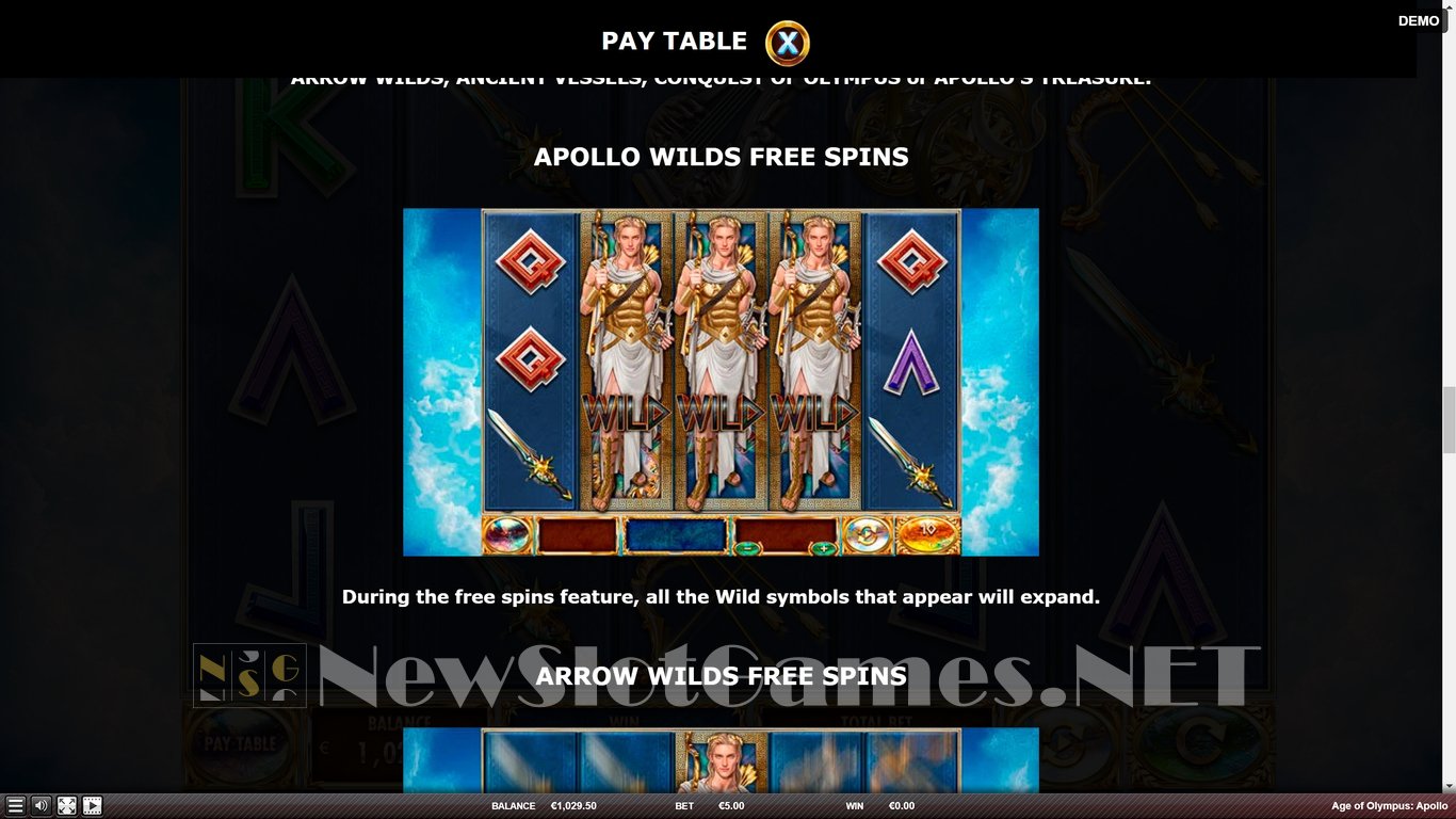 Age of Olympus Apollo Slot Slot Image in Demo - pic. 6