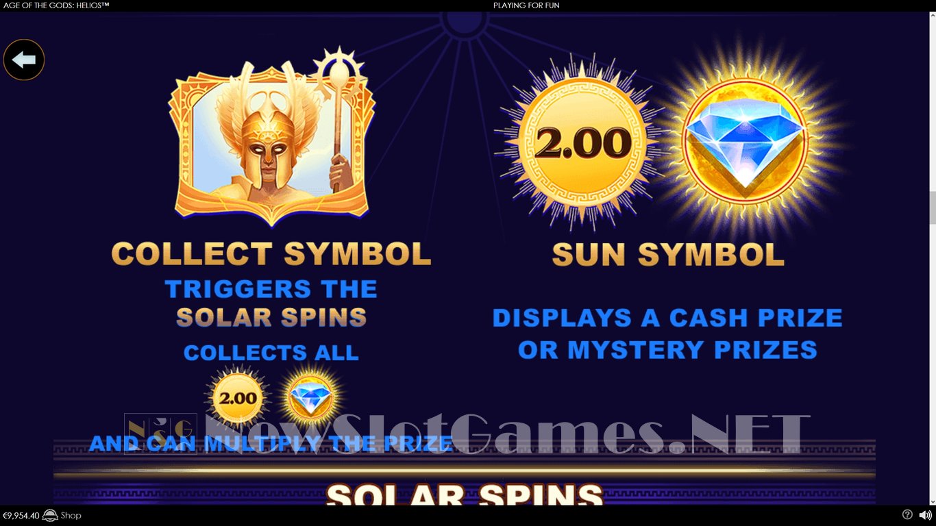 Age of the Gods Helios Slot Slot Image in Demo - pic. 14