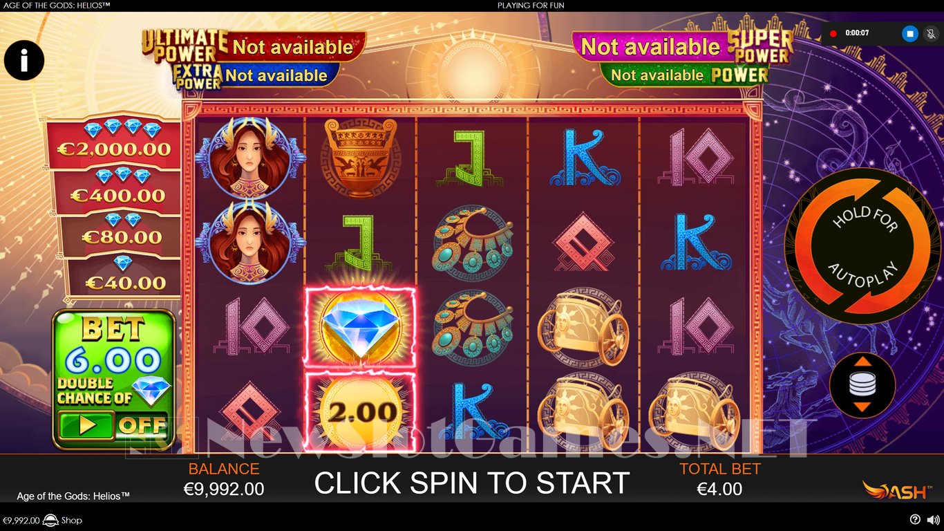 Age of the Gods Helios Slot Slot Image in Demo - pic. 3